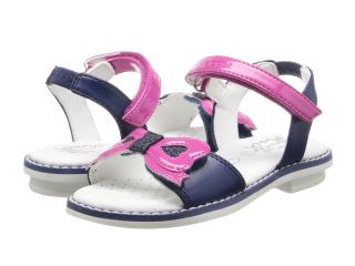 Geox Kids Jr Sandal Giglio Girls Shoes (Navy)