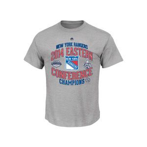 New York Rangers Majestic NHL All Time Save Conference Champ T Shirt