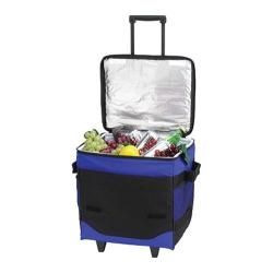 Picnic At Ascot 60 can Collapsible Rolling Cooler Royal Blue
