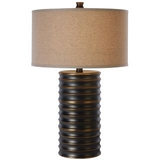 Wave Ii 1 light Aged Brass Table Lamp