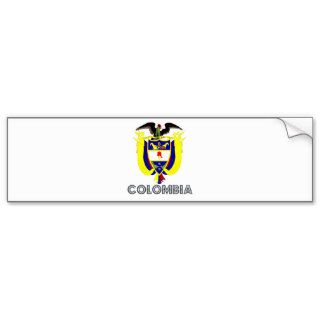 Colombia Coat of Arms Bumper Sticker