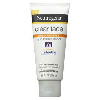 Neutrogena Clear Face Liquid Lotion Sunscreen Broad Spectrum SPF 55