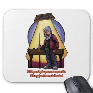Old Pool players Mousepad