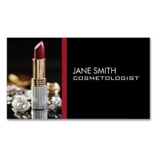 Makeup Artist Cosmetologist Cosmetology Elegant Business Card Templates