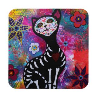 Talavera Meow Kitty  by Prisarts Coaster