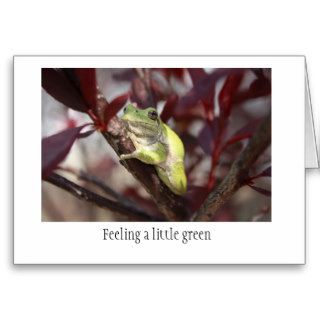Frog Get Well Card