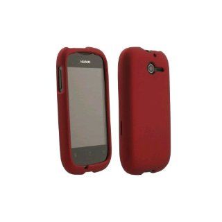 WireX Rubberized Protective Shield for Huawei Ascend Y Y201 (Red) Cell Phones & Accessories