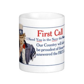 I Need You In The Navy    Uncle Sam Mugs