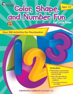 Color, Shape, and Number Fun for Little Ones, Grades Preschool   PK Heather L. Muench Williams 9781573323802 Books