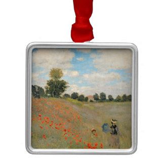Wild Poppies, near Argenteuil Christmas Ornament