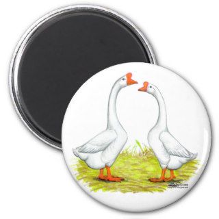 Geese  White Chinese Fridge Magnets