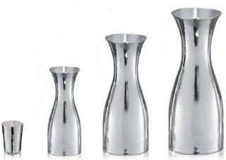 Italian Mazzetti Collection of Hammered Sterling Silver California Decanter & Wine Glass (Shot Glass) Set Kitchen Products Kitchen & Dining