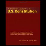 Pocket Guide U. S. Constitution (Custom)