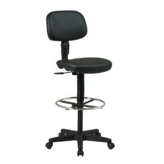 Office Star Height Adjustable Drafting Chair with Dual Wheel DC517