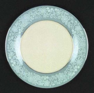 Gorham Blue Bouquet Dinner Plate, Fine China Dinnerware   White Flowers On Pale