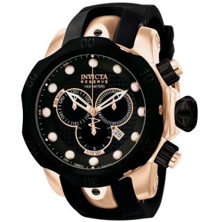 Invicta Mens Reserve Venom 18K Rose Gold Watch
