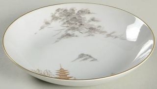 Sone Kiyomizu Coupe Soup Bowl, Fine China Dinnerware   Landscape Design