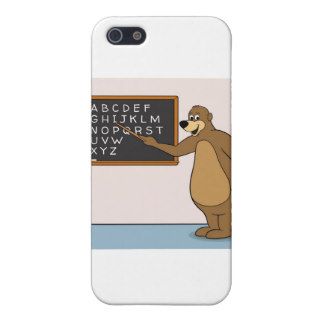 Bear Teacher Alphabet iPhone 5 Cases