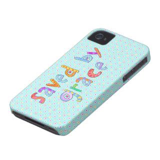 Saved By Grace Cute Christian Artsy Polkadots Case Mate iPhone 4 Cases