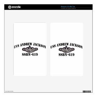 USS ANDREW JACKSON (SSBN 619) KINDLE FIRE DECALS
