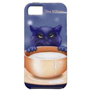 Cat Getting the Milk iPhone 5 Case