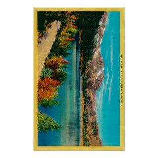 June Lake in the High SierraMono County, CA Poster