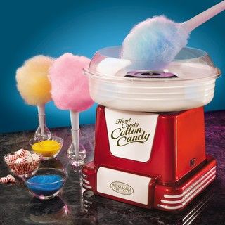 Nostalgia Electrics Red Sugar Free Hard Candy Cotton Candy Maker Nostalgia Products Group Specialty Appliances