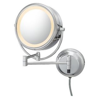 Mirror Image Neomodern Plug in, Double sided, LED 5X/1X Lighted Mirror   Chrome
