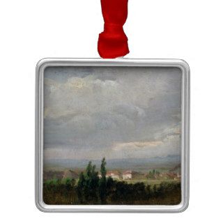 Thunderstorm Near Dresden, 1830 Christmas Tree Ornaments