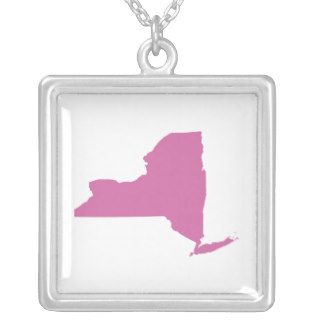 New York State Outline Necklace