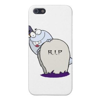 Ghost Behind Tombstone iPhone 5 Covers