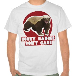 HONEY BADGER DON'T CARE T SHIRT