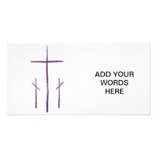 Good Friday   3 Crosses Photo Card