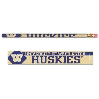 Washington Huskies Official NCAA Standard 7" Pencils by Wincraft  Sports Fan Writing Pencils  Sports & Outdoors