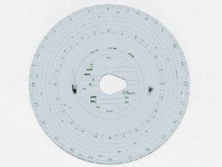 Diagrammscheibe 125Km 100St Weiss 86 24013 Fahrtenschreiber 12,5Cm Bürobedarf & Schreibwaren