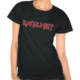 Ratchet Retro Maiden Typography T shirts