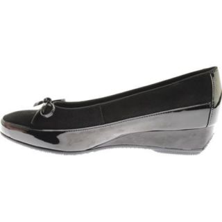 Women's ara Arlette 45002 Black Suede/Patent Ara Heels