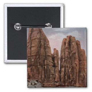 Grand Junction, CO   View of CO National Monumen Pinback Buttons