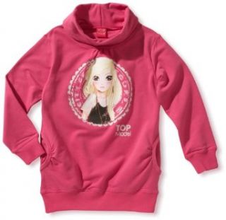 Top Model Mädchen Sweatshirt 85067, Gr. 128, Pink (847 lilac rose) Bekleidung