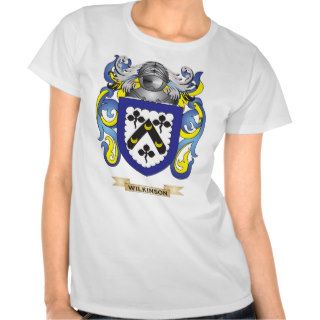 Wilkinson Family Crest (Coat of Arms) Tshirts