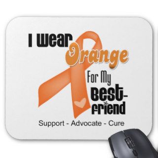 I Wear an Orange Ribbon For My Best Friend Mousepad