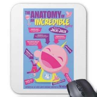 The Incredibles Jack Jack Poster Disney Mouse Pads