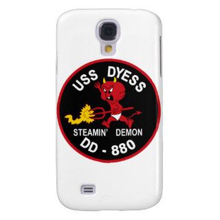 DD 880 A USS DYESS Destroyer Ship Military Patch Samsung Galaxy S4 Case