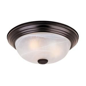 Designers Fountain Reedley Collection 2 Light Flush Ceiling Oil Rubbed Bronze Fixture HC0452