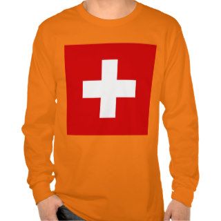 The flag of Switzerland T Shirt