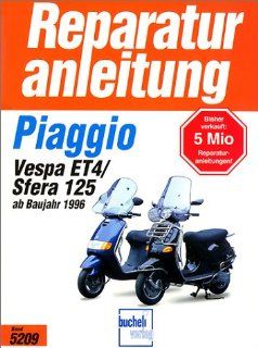 Piaggio Sfera 125/Vespa ET 4 ab Baujahr 1996 Reparaturanleitungen Bücher