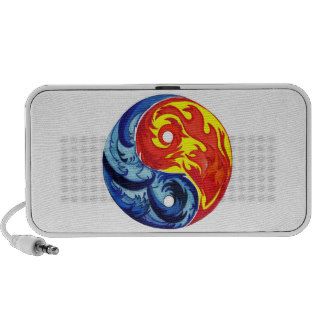 Fire and Ice Yin Yang Travel Speaker