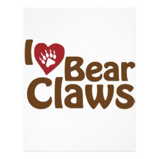 i love bear claws flyer