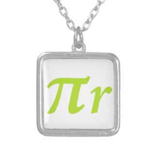 Pi R Squared or Round? Necklace