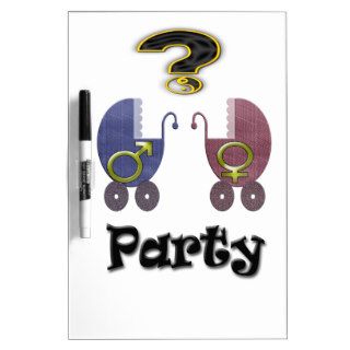 Gender Reveal Party Dry Erase Boards